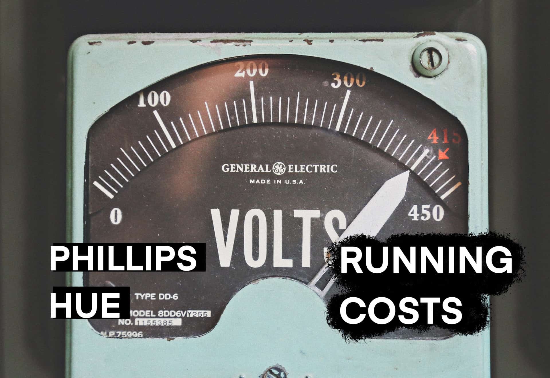 Phillips hue running costs