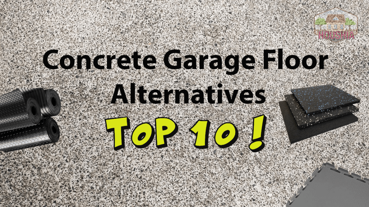 10 ALTERNATIVES TO CONCRETE GARAGE FLOORS