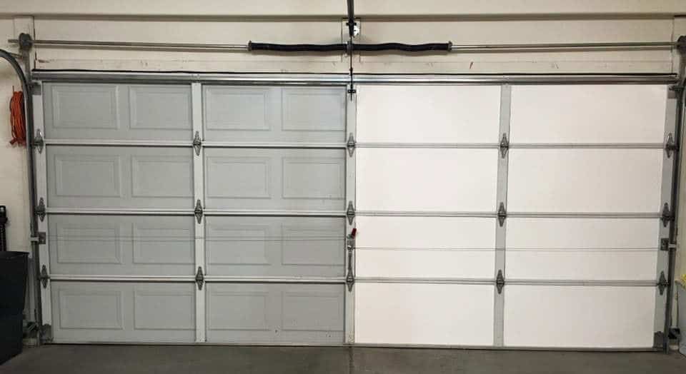 Garage Door Insulation Foam Vs, Fiberglass Garage Doors Vs Steel