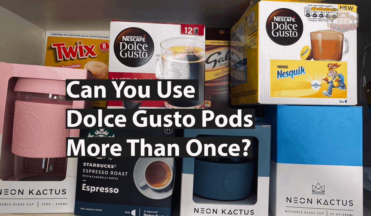 can you use dolce gusto pods more than once